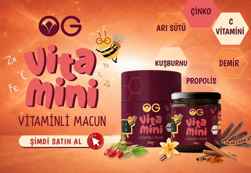 OG natural Vitamini Vitaminli Macun Bal bitki karışımı