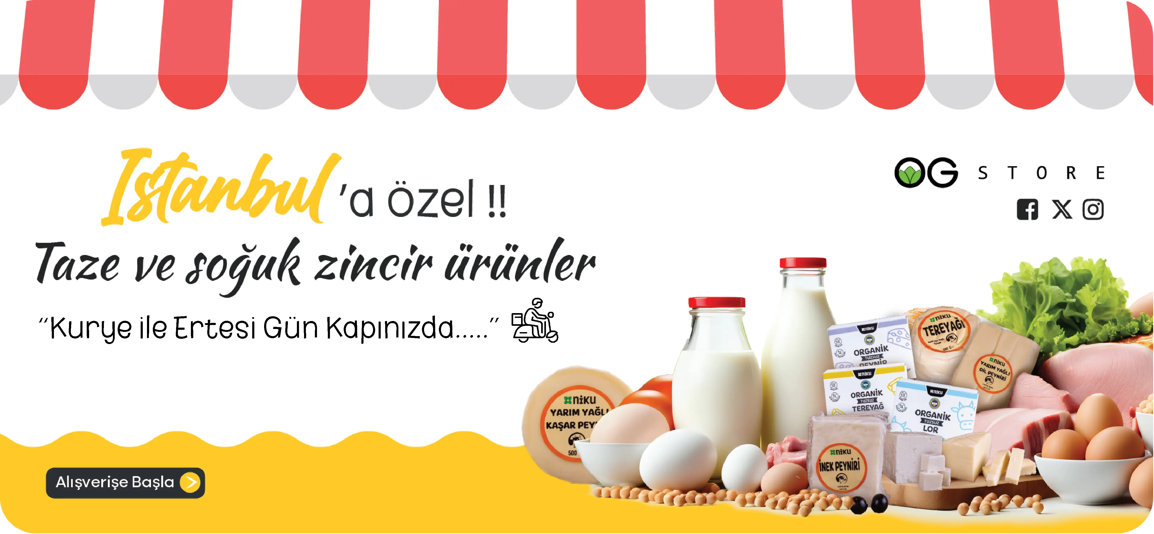 İstanbul kurye ile organik sertifikalı gıda ürünleri soğuk zincir teslimat