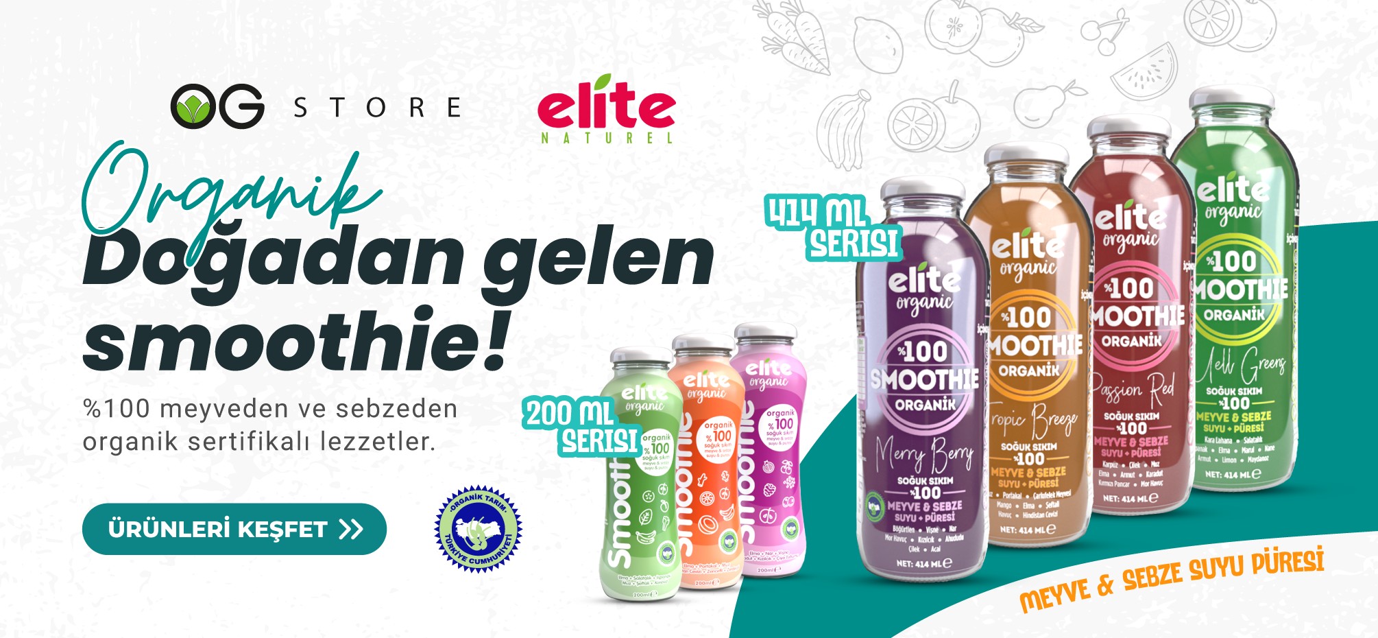 Elite Naturel Organik İçecekler OG Store’da