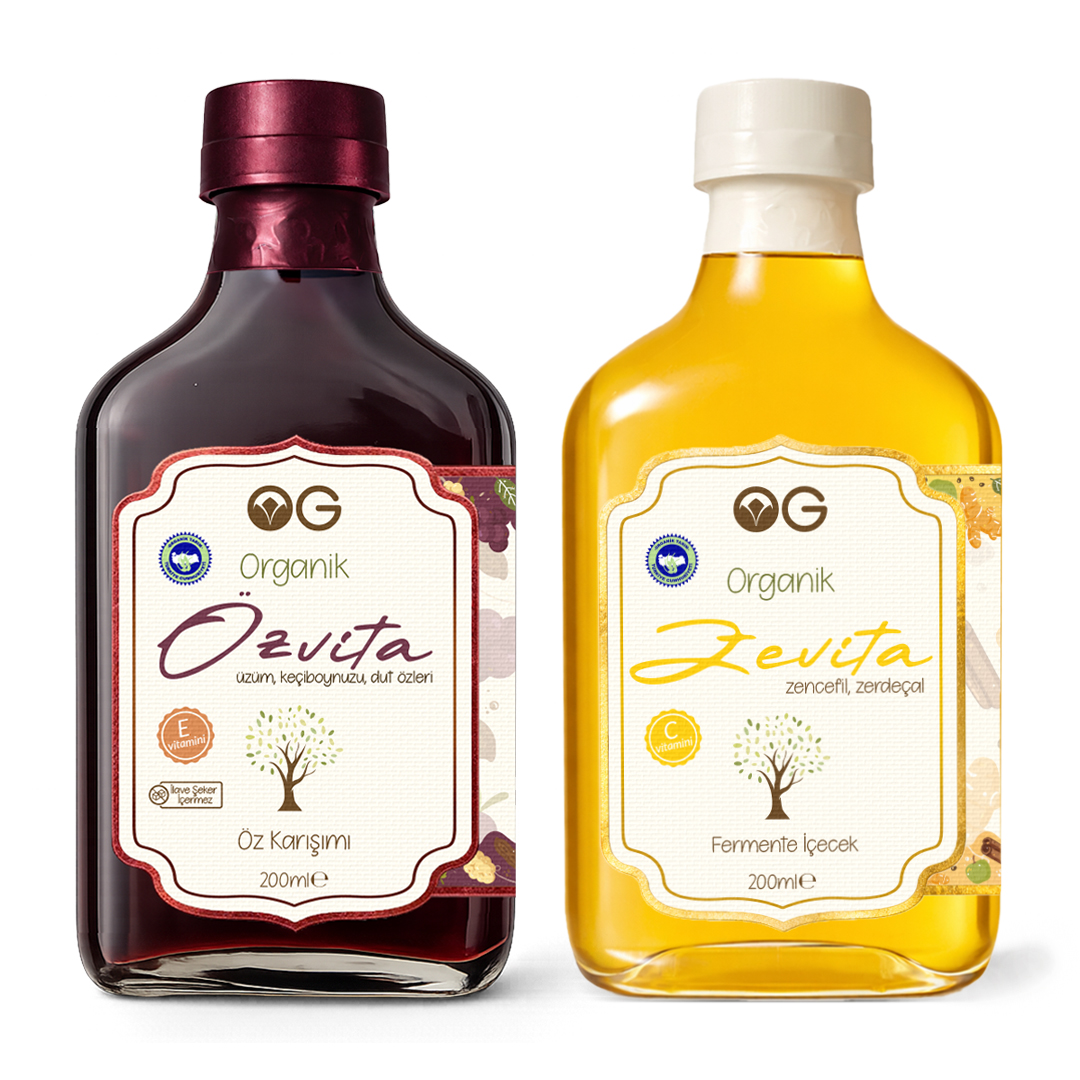 2’li Zevita & Özvita Organik Doğal İçerik Seti (200 ml + 200 ml)