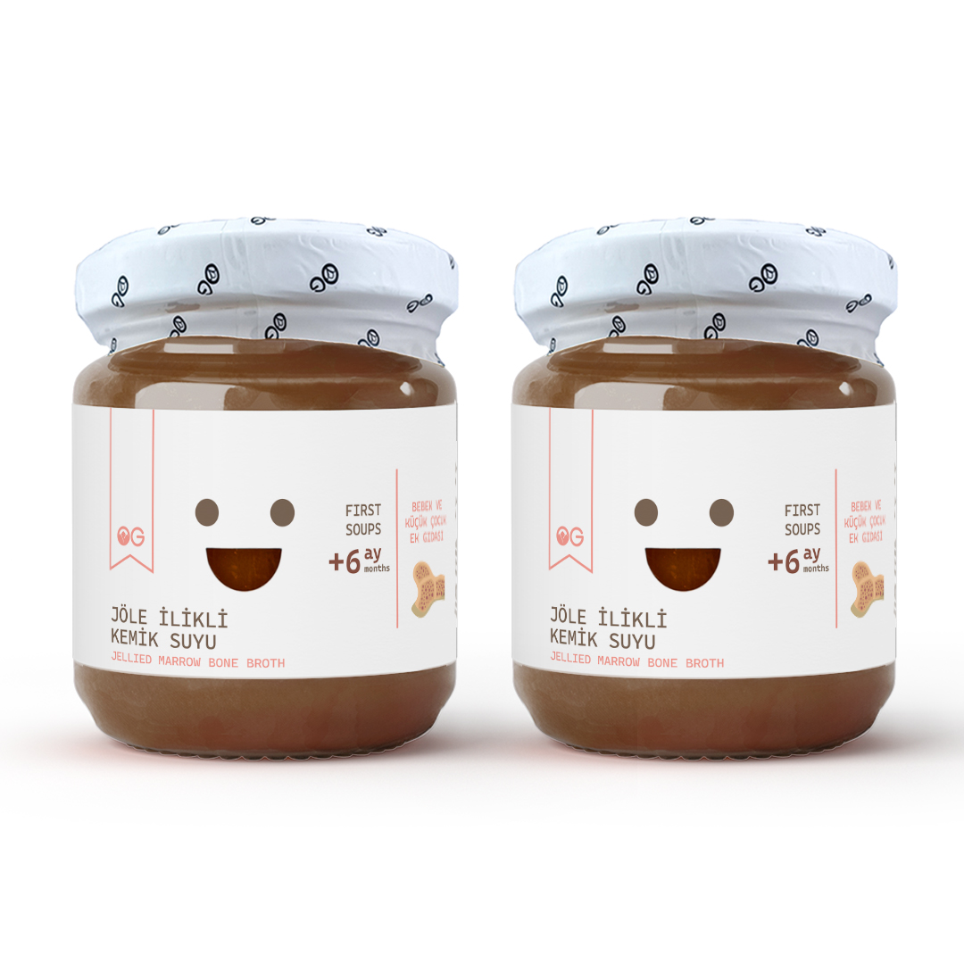 2'li Jöle Ilikli Kemik Suyu 200 ml +6 Ay 2'li Jöle Ilikli Kemik Suyu 200 ml +6 Ay