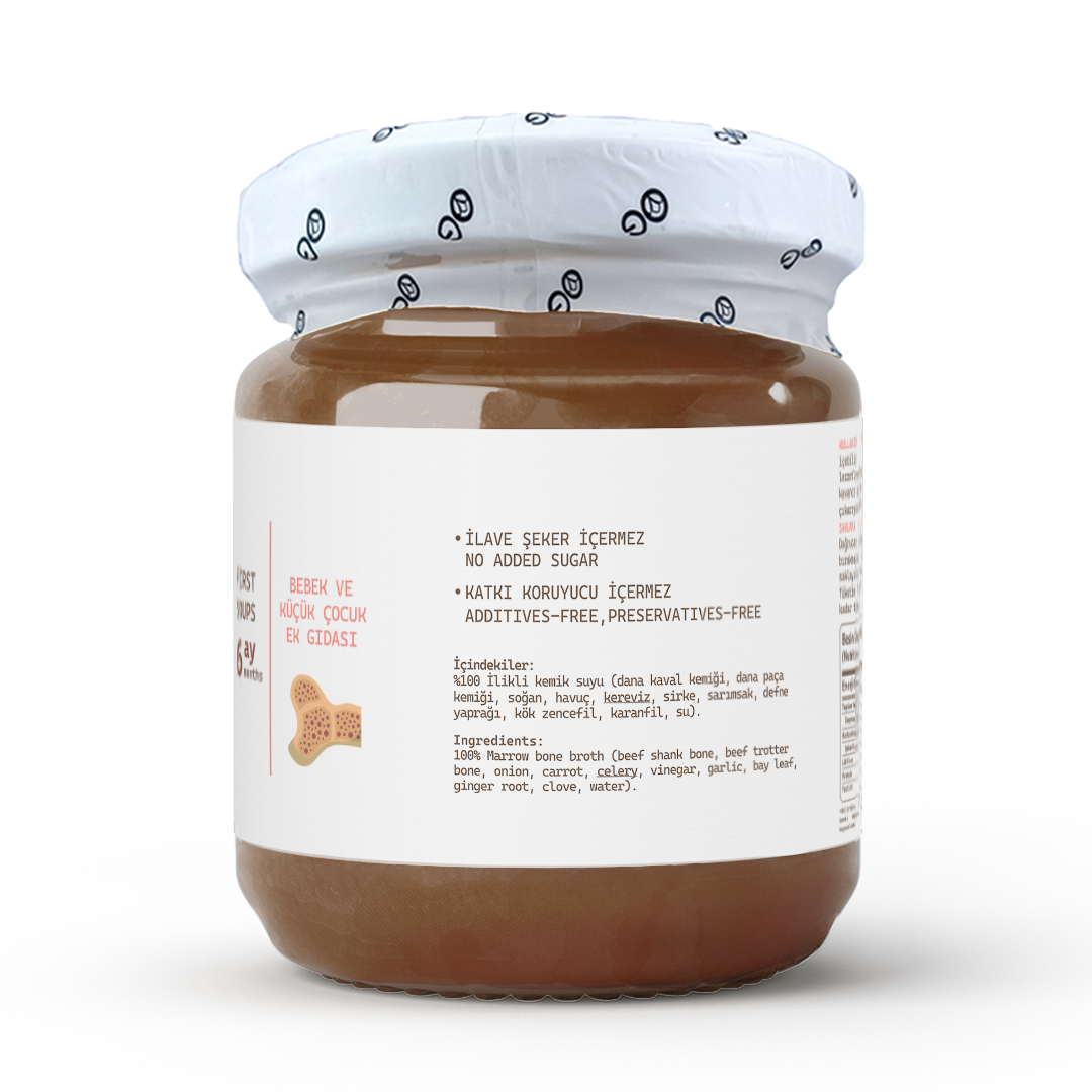 2'li Jöle Ilikli Kemik Suyu 200 ml +6 Ay 2'li Jöle Ilikli Kemik Suyu 200 ml +6 Ay