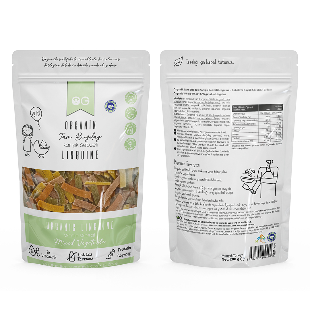 2'li Organik Tam Buğday Makarna Seti +8 Ay 2'li Organik Tam Buğday Makarna Seti +8 Ay