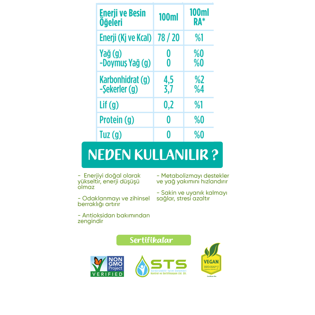 3'lü Matchalı Meyveli İçecek Shot 60 Ml 3'lü Matchalı Meyveli İçecek Shot 60 Ml