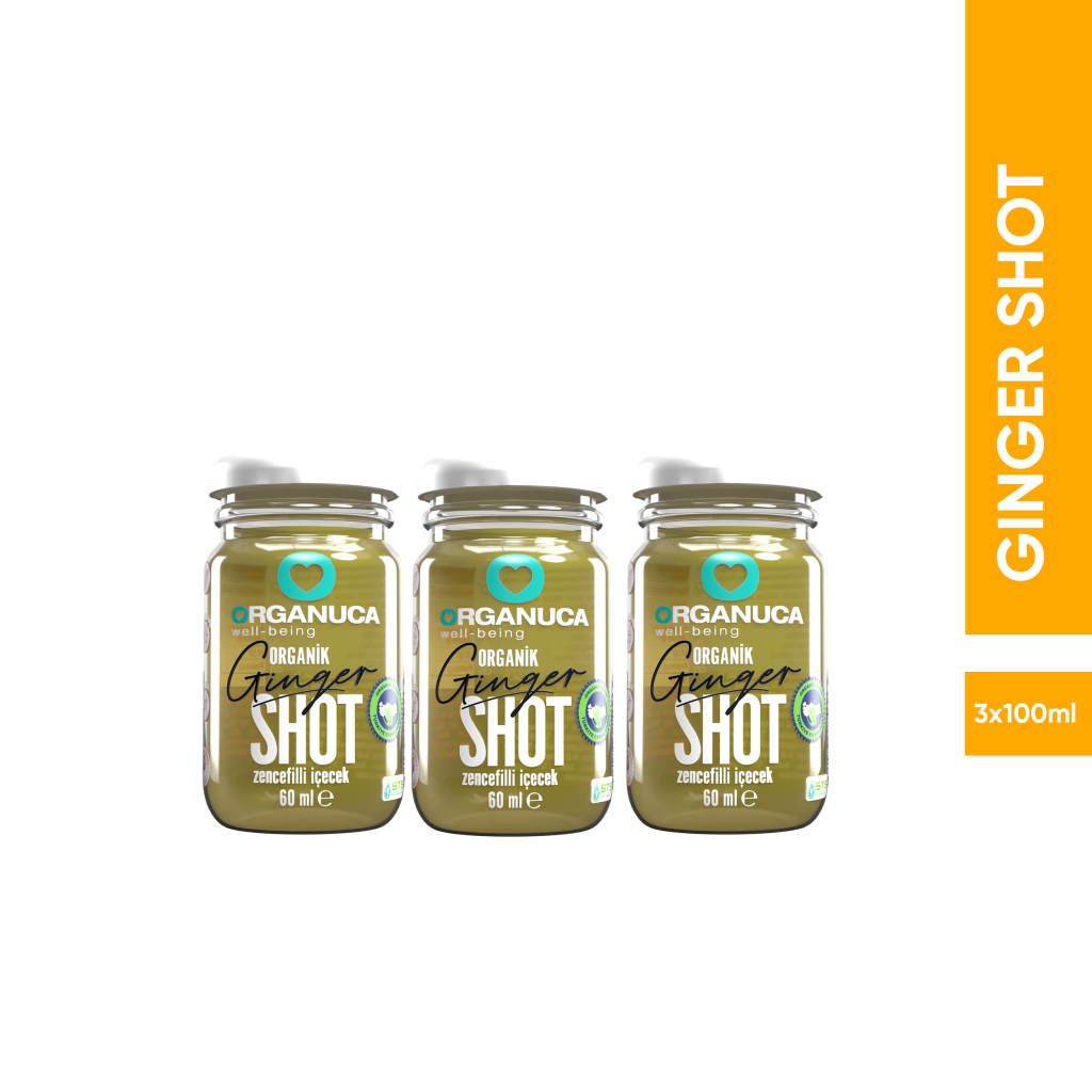 3’lü Organik Zencefilli İçecek Gınger Shot 60 Ml 3’lü Organik Zencefilli İçecek Gınger Shot 60 Ml