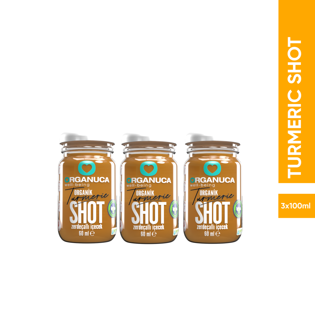 3'lü Organik Zerdeçallı İçecek Shot 60 Ml 3'lü Organik Zerdeçallı İçecek Shot 60 Ml