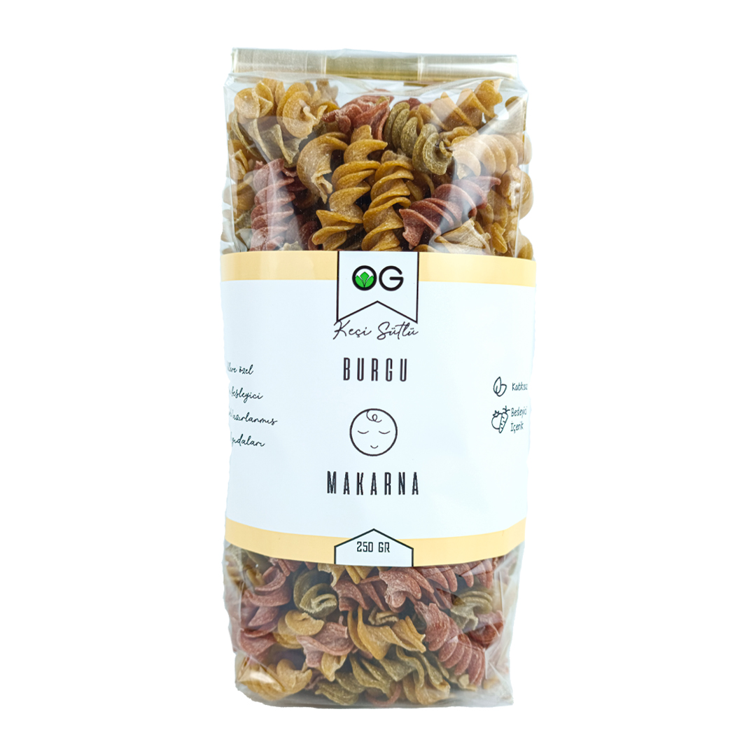 Goat Milk And Vegetable Rotini Pasta 250 Gr