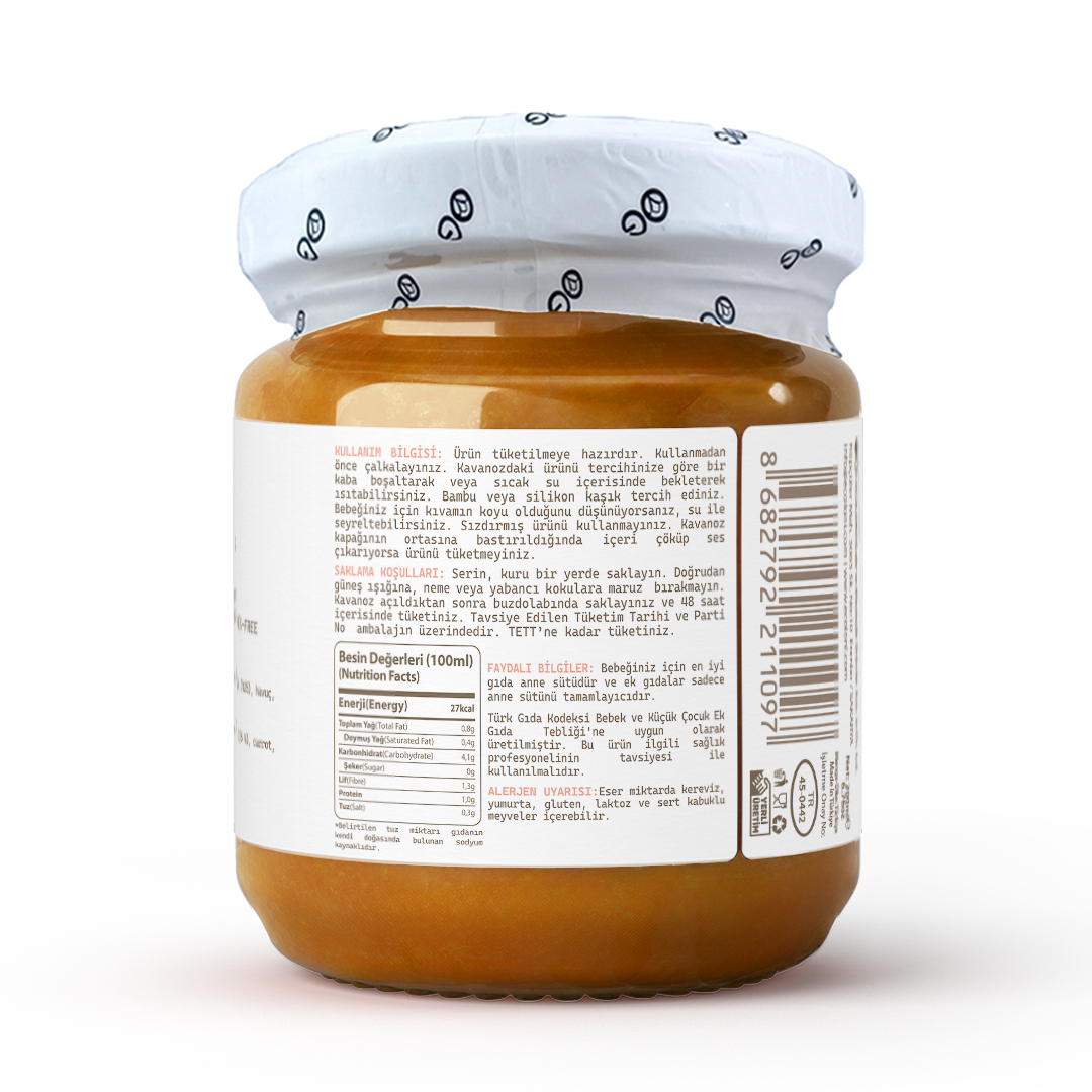 Kemik Sulu Balkabağı Çorbası 200g +6 Ay Kemik Sulu Balkabağı Çorbası 200g +6 Ay