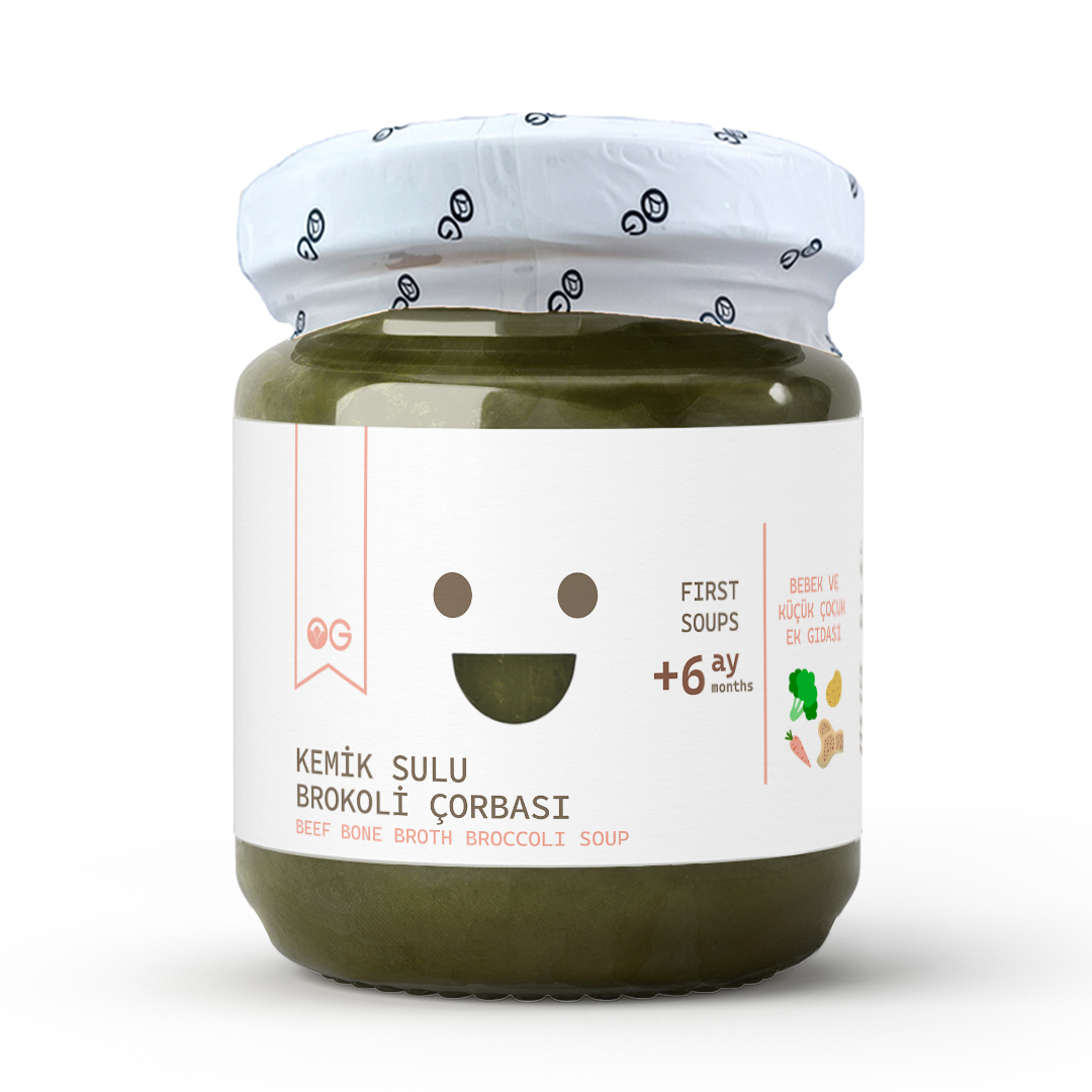 Kemik Sulu Brokoli Çorbası 200g +6 Ay Kemik Sulu Brokoli Çorbası 200g +6 Ay