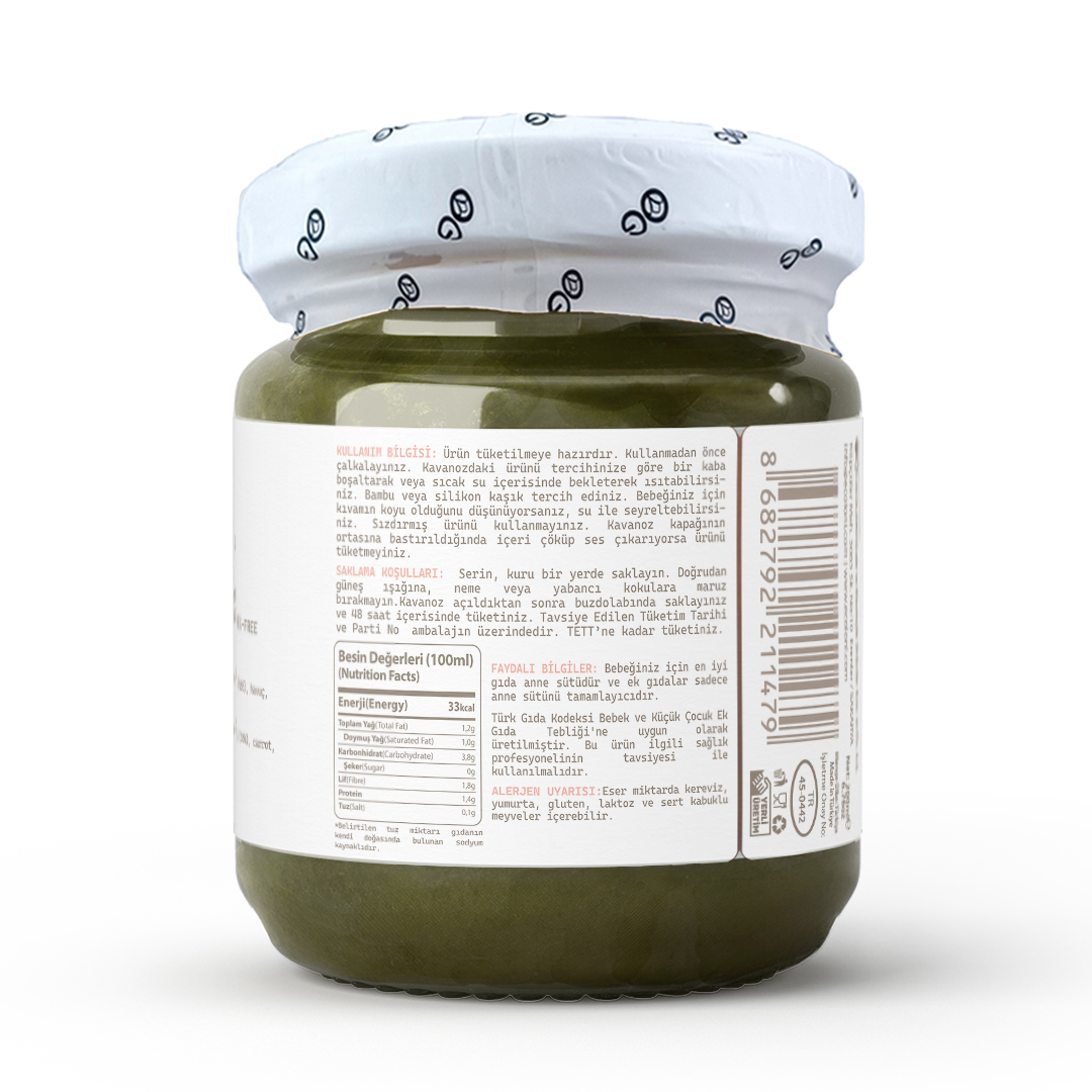 Kemik Sulu Brokoli Çorbası 200g +6 Ay Kemik Sulu Brokoli Çorbası 200g +6 Ay