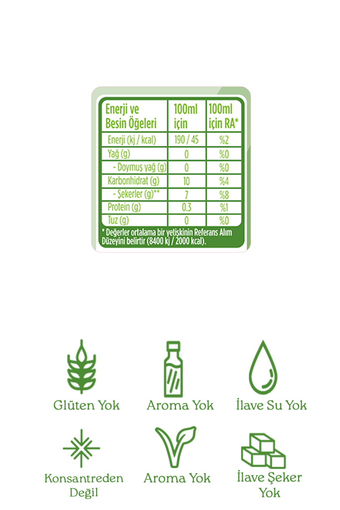 Organik %100 Smoothie Yeşil 200 Ml Organik %100 Smoothie Yeşil 200 Ml