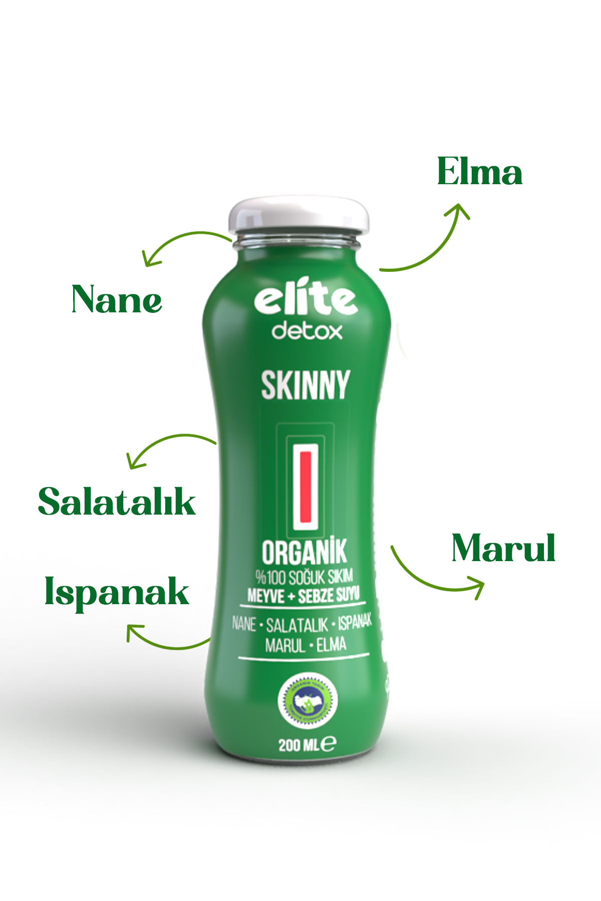 Organik Detox Skınny 200 Ml Organik Detox Skınny 200 Ml