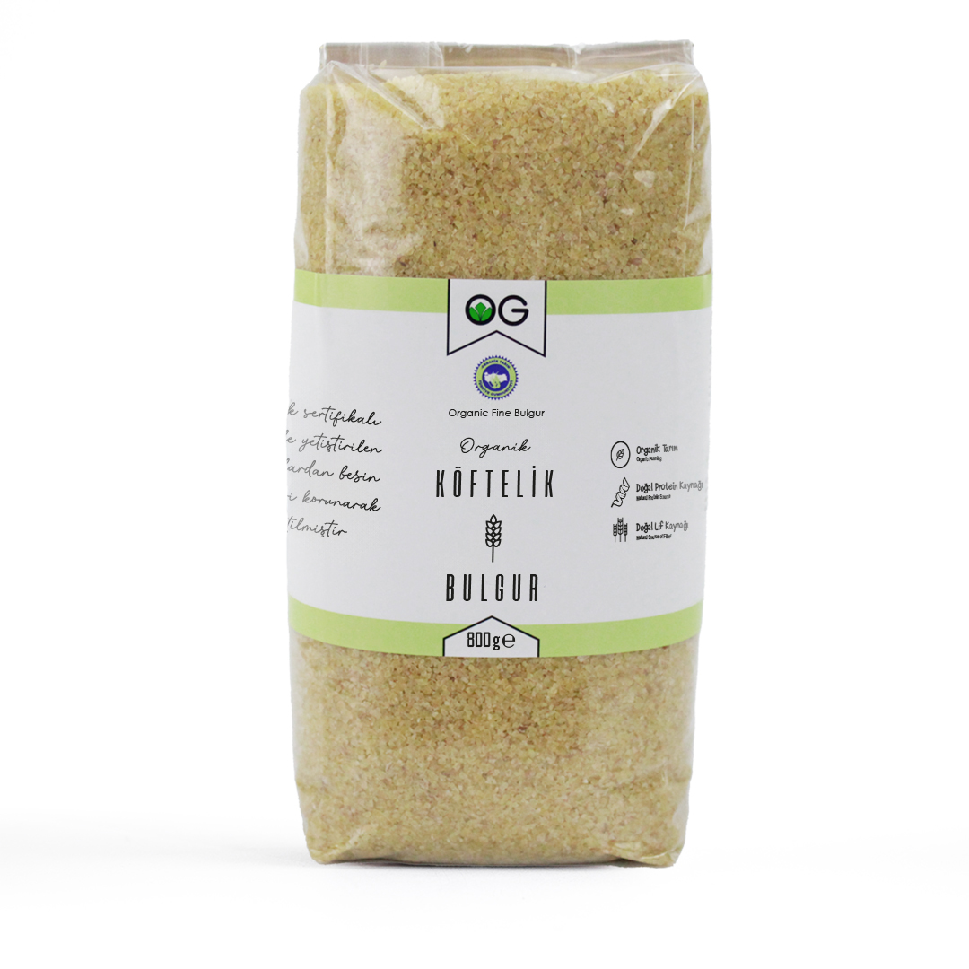 Organik Köftelik Bulgur 800 Gr