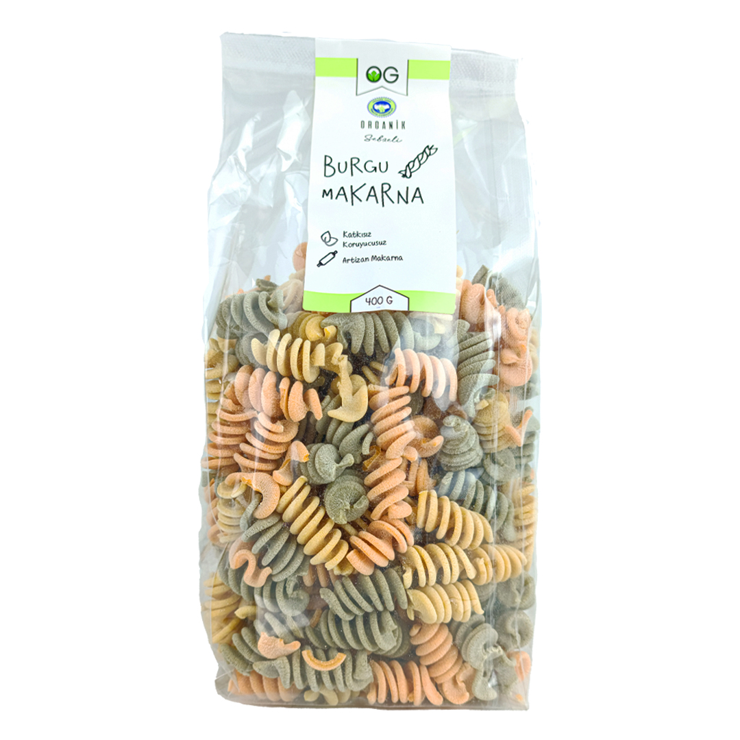 Organic Artisan Vegetable Rotini Pasta 400 Gr