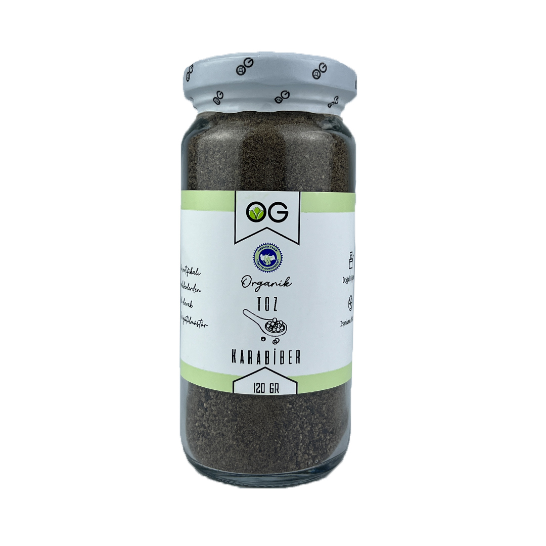 Organik Toz Karabiber 120 Gr