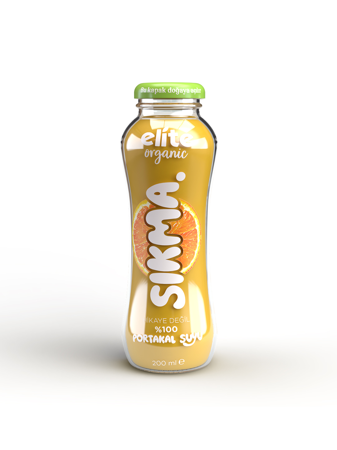 Sıkma %100 Portakal Suyu 200 ml