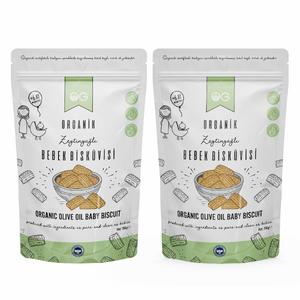 2'li Organik Bebek Bisküvisi 2x300 Gr +6 Ay