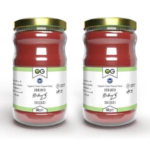 2 Adet Organik Sertifikalı Biber Salçası 610 Gr