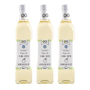 3'lü Organik Elma Suyu Konsantresi 500 ml