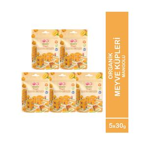 5'li Organik Mangolu Meyve Küpleri (5 x 30 Gr)