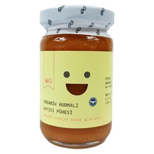 Organik Hurmalı Kayısı Püresi 105 Gr +6 Ay