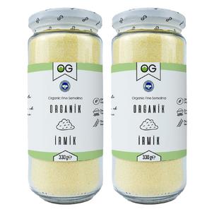 2'li Organik İrmik 330 Gr