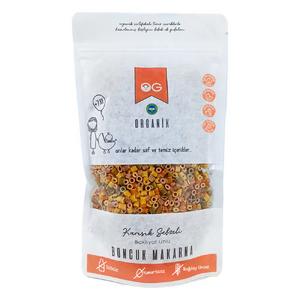 Organik Karışık Sebzeli Bakliyat Unlu Boncuk Makarna 200 Gr +8 Ay