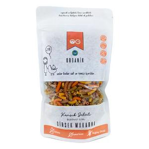Organik Karışık Sebzeli Bakliyat Unlu Dirsek Makarna 200 Gr +8 Ay