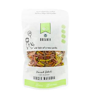 Organik Karışık Sebzeli Tam Buğday Dirsek Makarna 200 Gr +8 Ay