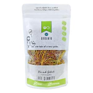 Organik Karışık Sebzeli Tam Buğday Tel Şehriye 180 Gr +8 Ay