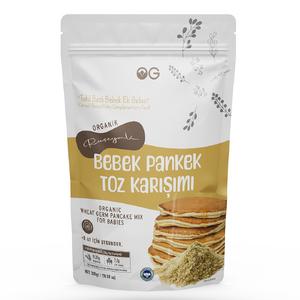 Organik Ruşeymli Bebek Pankek Toz Karışımı 300 Gr +8 Ay