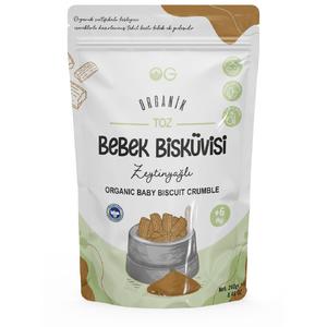 Organik Toz Bebek Bisküvisi 240 Gr +6 Ay