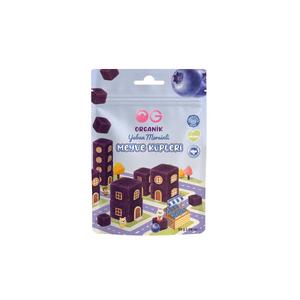 Organik Yaban Mersinli Meyve Küpleri 30 Gr