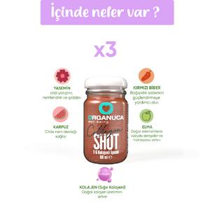 3'lü Collagen (Kolajen) Shot 60 Ml