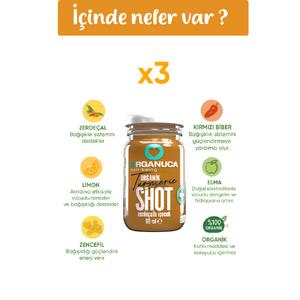 3’lü Organik Immunıty Shot 60 Ml