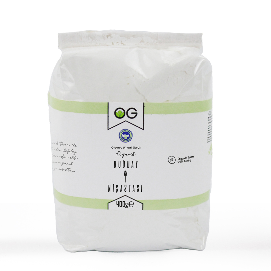 Organik Buğday Nişastası 400 Gr Organik Buğday Nişastası 400 Gr