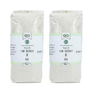 2'li Organik Tam Buğday Unu 800 Gr