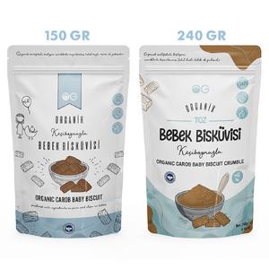 Organik Keçiboynuzlu Bebek Bisküvisi Ve Keçiboynuzlu Bebek Bisküvi Tozu Seti +6 Ay